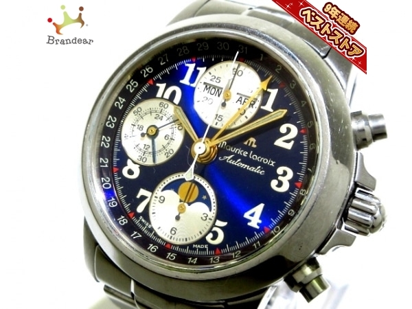 MauriceLacroix(モーリスラクロア) 腕時計 66780 メンズ ネイビー 