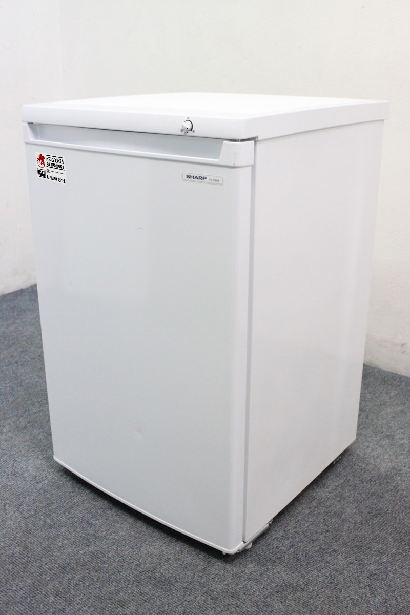 生活家電 シャープ 冷凍庫 FJ-HS9X-W 86L