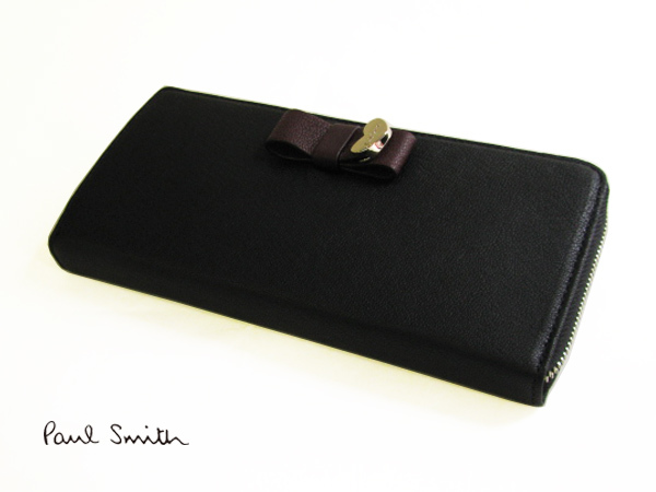 ポールスミス 長財布 Paul ブラック Smith 財布 - ラウンドファスナー