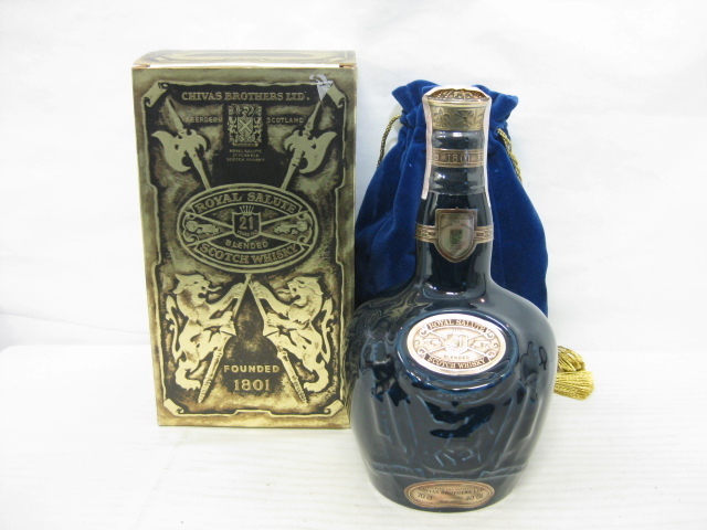 SALUTE 古酒 ロイヤルサルート 21年 ROYAL 未開栓ROYAL ロイヤル 古酒