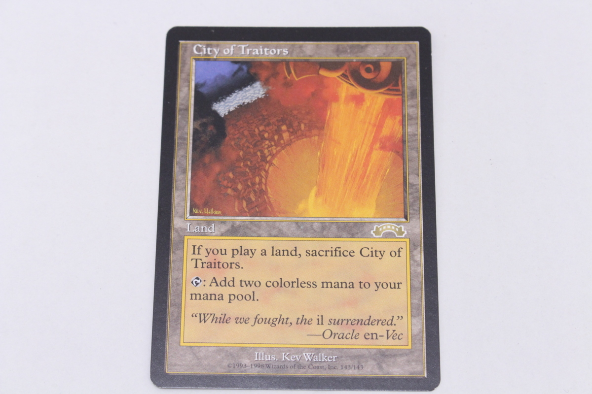 MTG 裏切り者の都/City of Traitors 英語版 トレカ ※プレイ用 ∫U8586