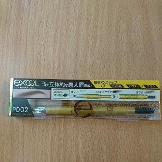 エクセル アイブロウ PD02 新品未開封 送料120円 キャメルブラウン_1