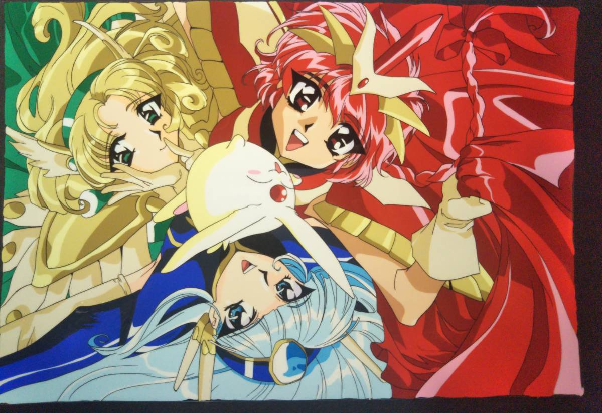 セル画魔法騎士レイアース（獅堂光・龍咲海・鳳凰寺風（合計6枚