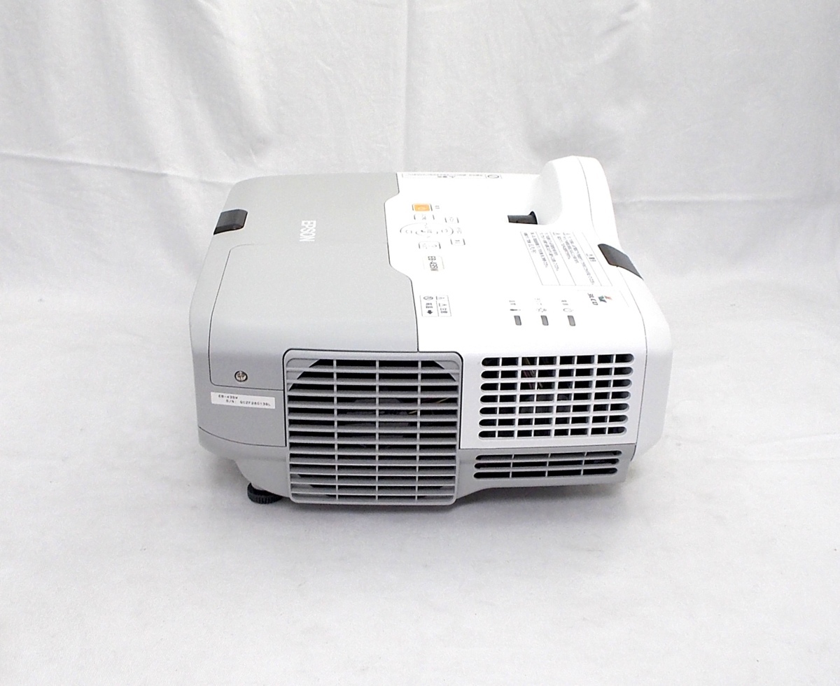 超短焦点・3LCDプロジェクター】 EPSON EB-435W ☆ランプ時間：649H