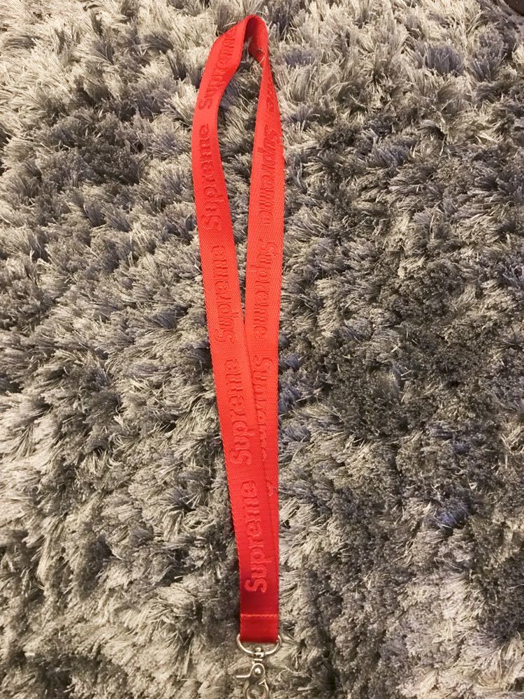 Supreme Nylon Lanyard neck strap RED ナイロン ランヤード ネック