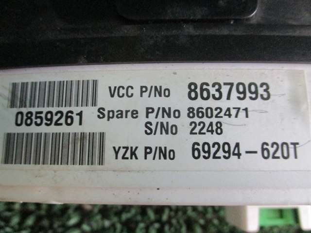 72385　Ｖ７０SB5244W スピードメーター