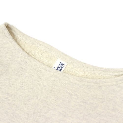 LOOP WHEELER × BEAMS PLUS / 別注 BOAT NECK ボートネック スウェット XL