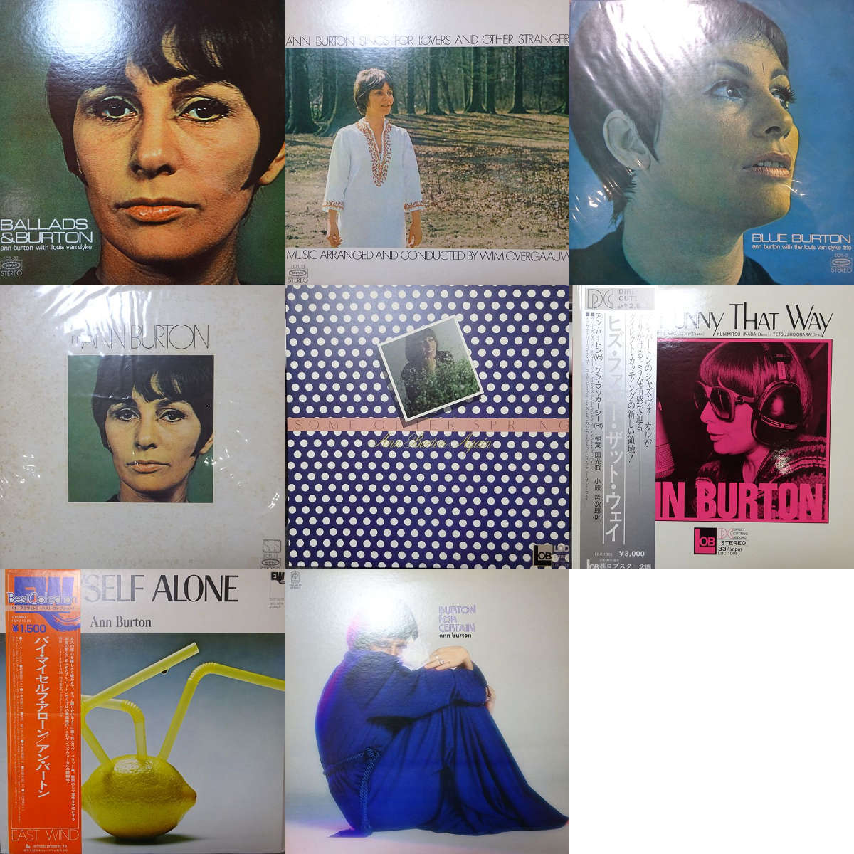 ⁄ BURTON ANN Burton (LP) アン・バートン CBS For - Sings Other