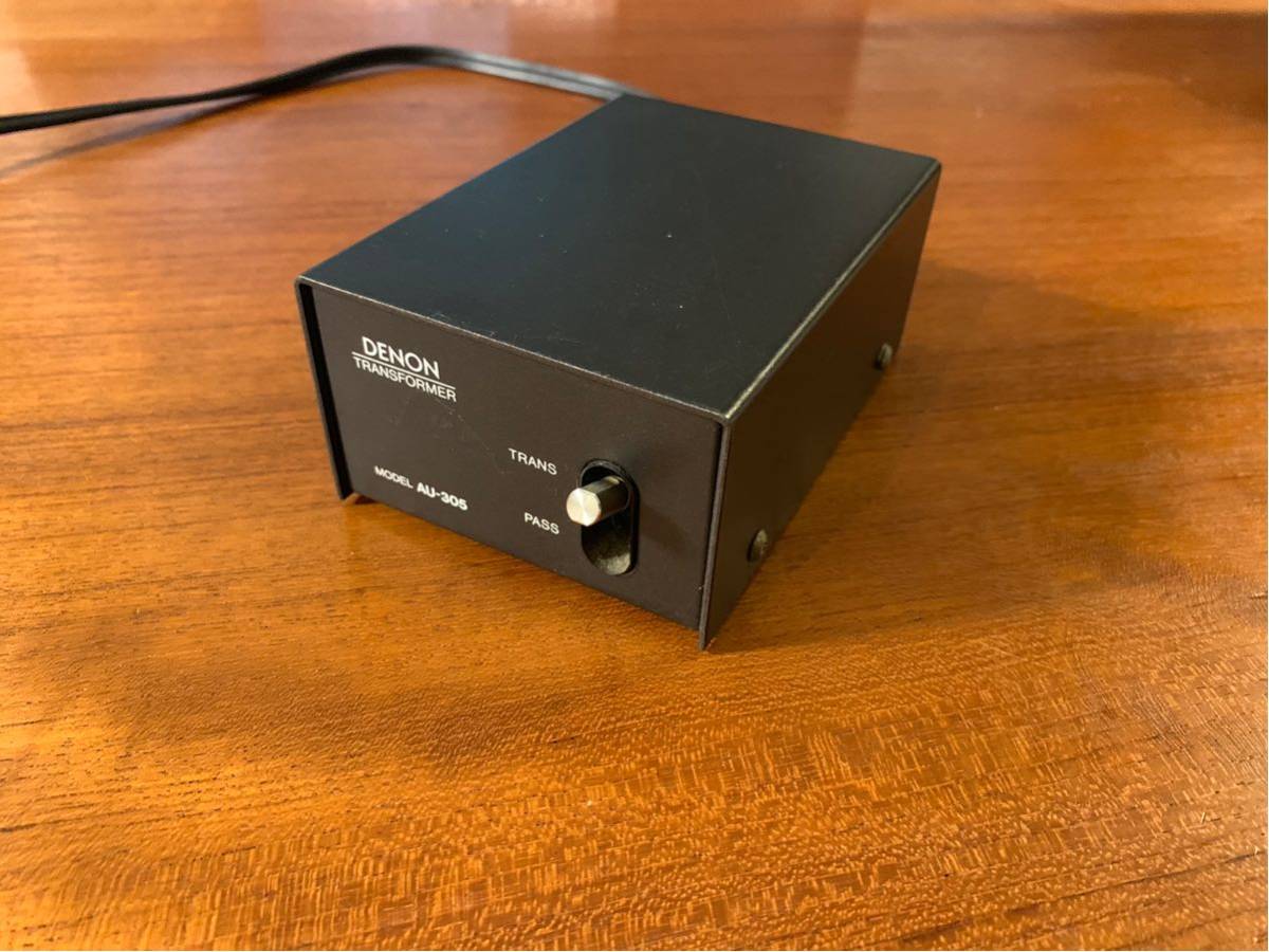 デノン DENON AU-305 MCカートリッジ用昇圧トランス 40 DL-103に最適