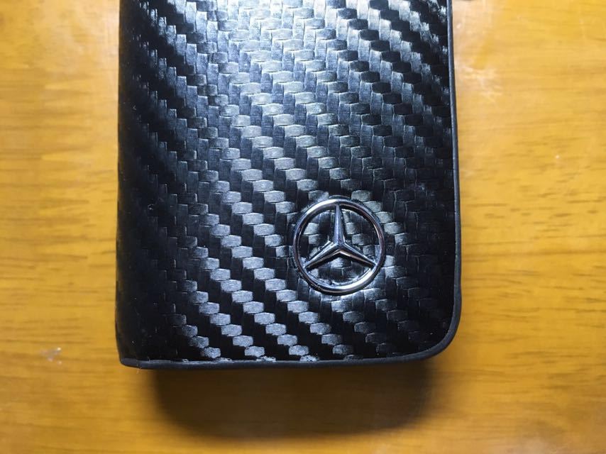 メルセデス・ベンツ カーボン調 スマートキーケース ブラック 黒 入手困難 キーホルダー_2
