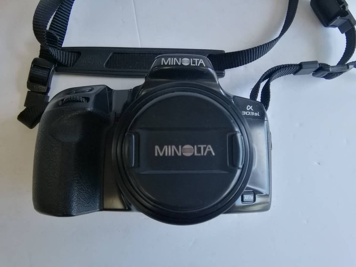 Minolta AF SLR 303si Super 35mm Alpha Film 50⁄2.8 Lens M + Camera 