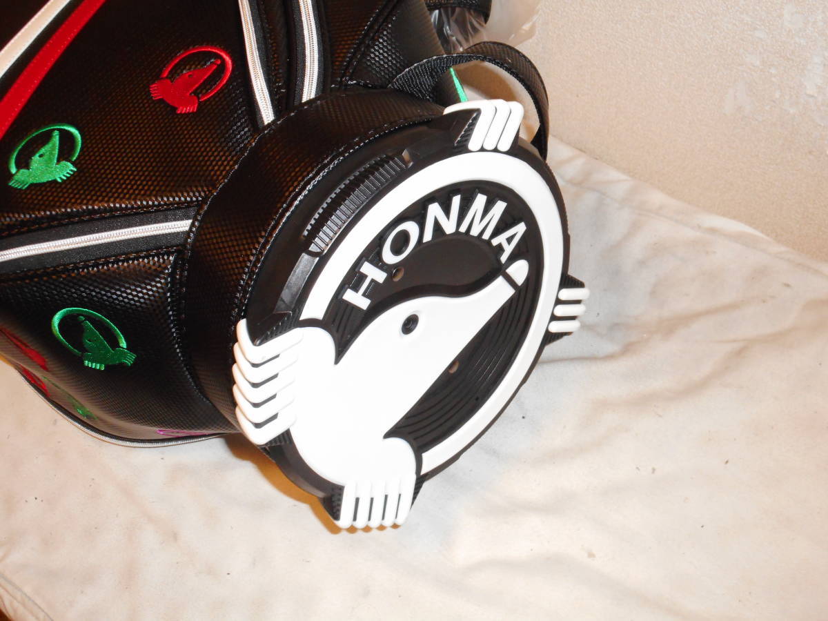 未使用 HONMA 8.5型 5分割 アスリートスポーツカートバック (BKxWH) _10