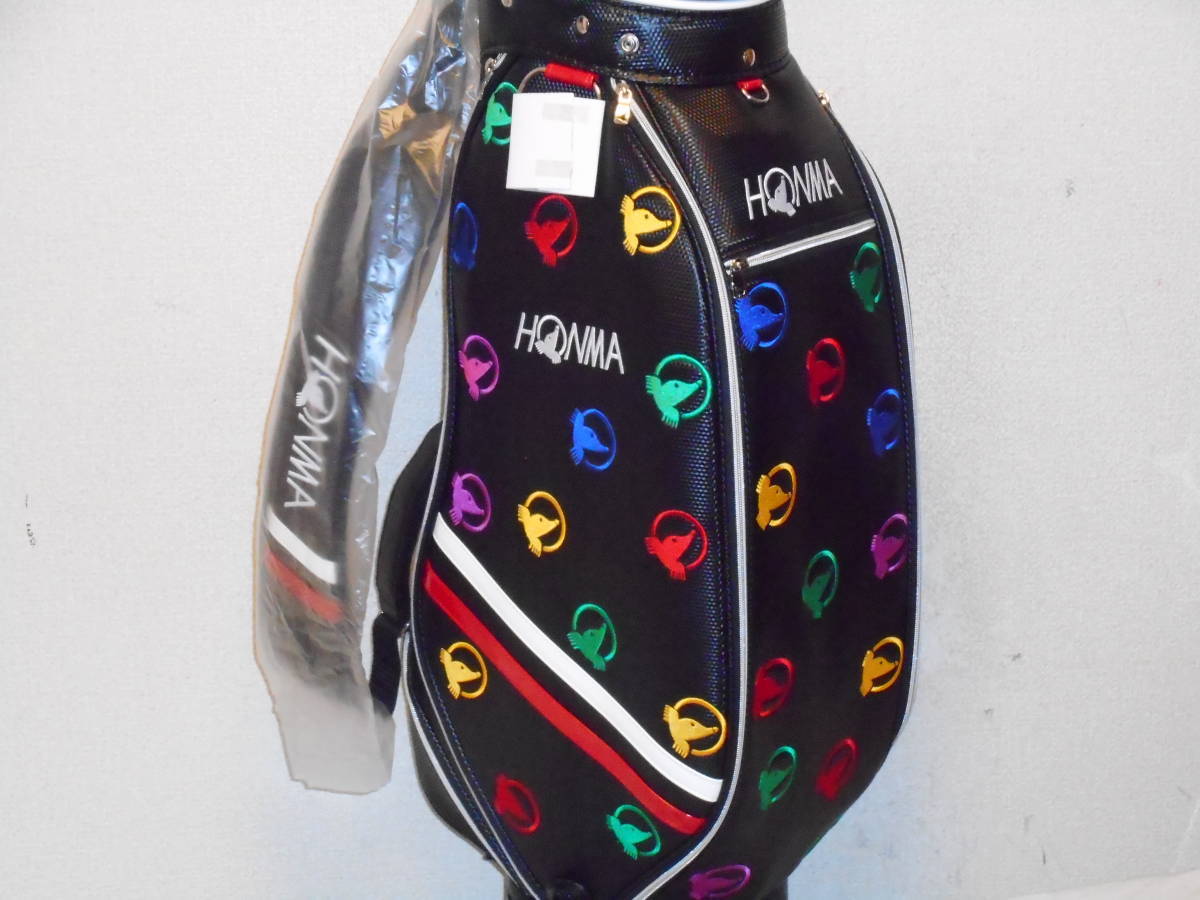 未使用 HONMA 8.5型 5分割 アスリートスポーツカートバック (BKxWH) _2
