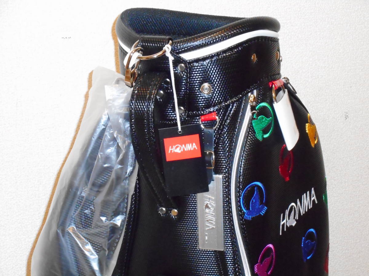 未使用 HONMA 8.5型 5分割 アスリートスポーツカートバック (BKxWH) _3