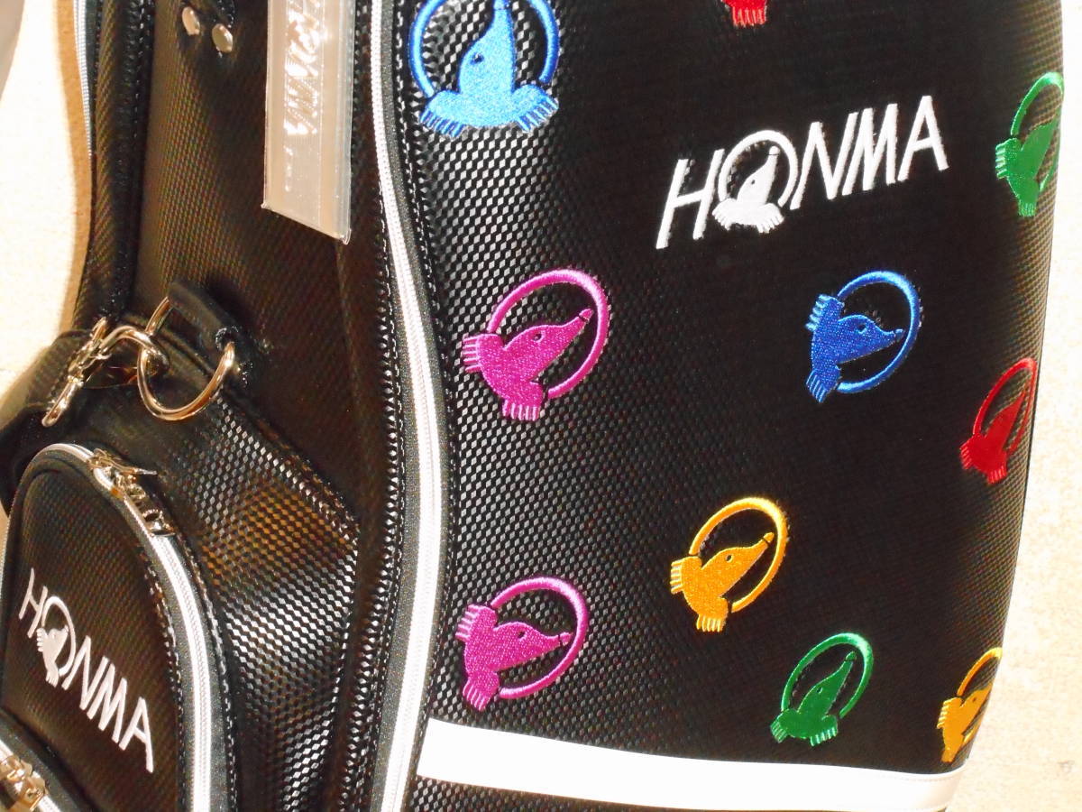 未使用 HONMA 8.5型 5分割 アスリートスポーツカートバック (BKxWH) _5