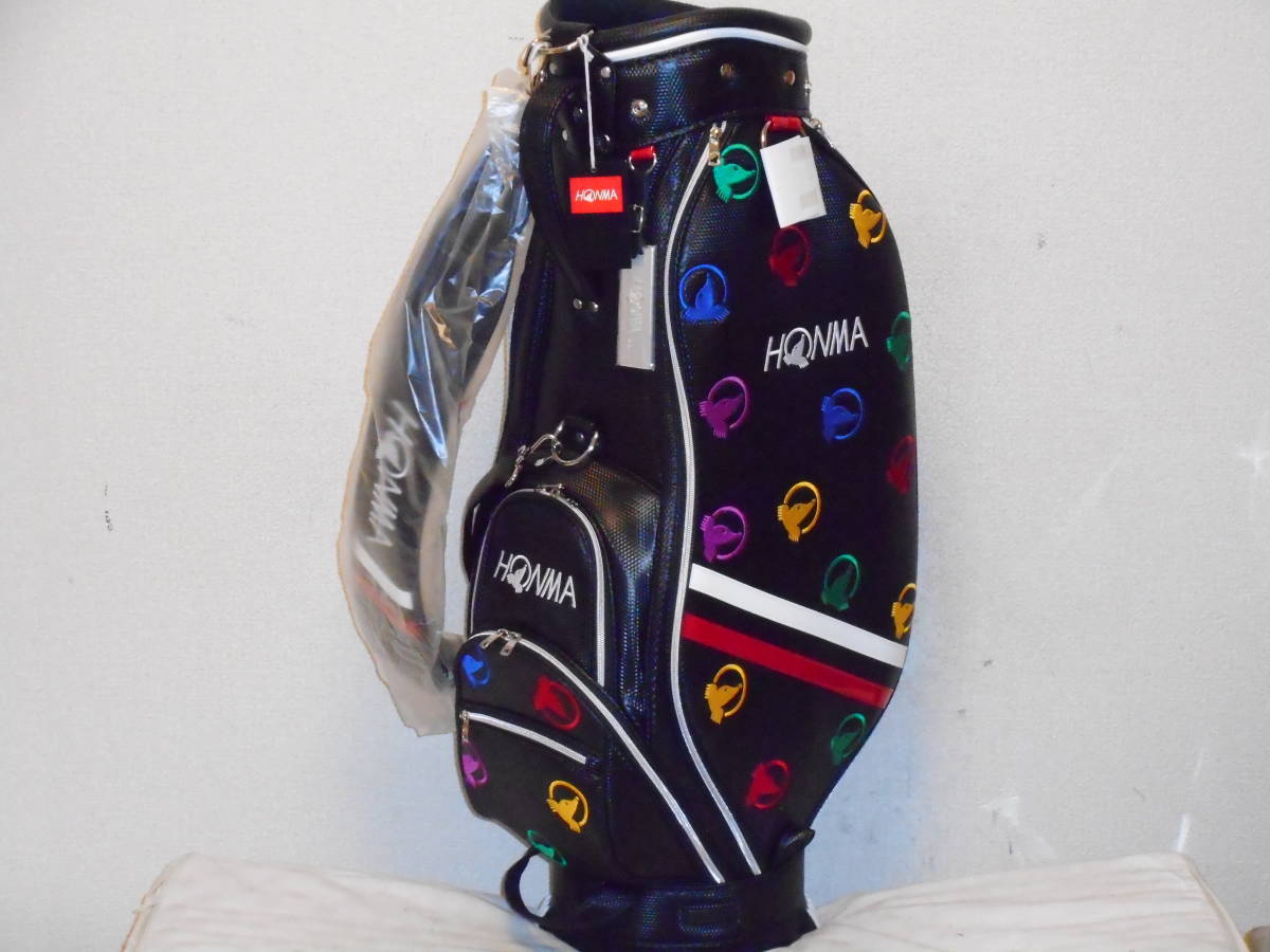未使用 HONMA 8.5型 5分割 アスリートスポーツカートバック (BKxWH) _6