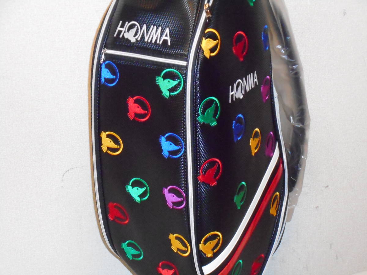 未使用 HONMA 8.5型 5分割 アスリートスポーツカートバック (BKxWH) _9