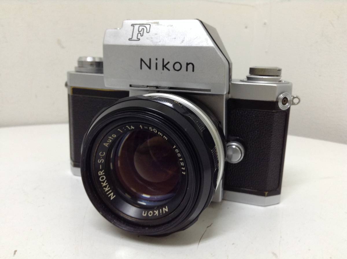 【動作品】NIKON F フォトミック 50mm 1.4 一眼レフフィルムカメラ Nikon ニコン F フォトミックT NIKKOR-S・C Auto 1:1.4 f=50mm