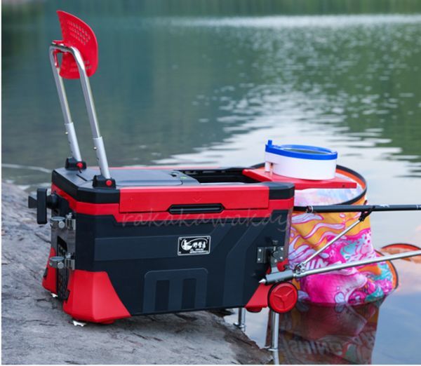 極厚防水 プラスチック 釣り箱 釣りバケツ クーラーボックス 保温箱 釣り道具収納ボックス キャスター付き 折りたたみ式背もたれ 40l フィッシング 売買されたオークション情報 Yahooの商品情報をアーカイブ公開 オークファン Aucfan Com