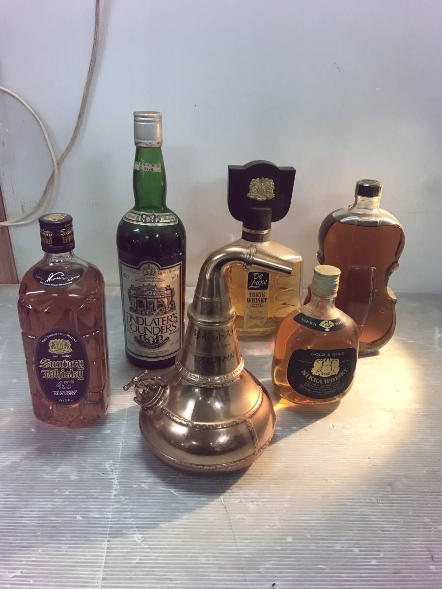 ウイスキーまとめ売り　未開封 3246X ウイスキー まとめ NIKKA サントリー 6本セット 未