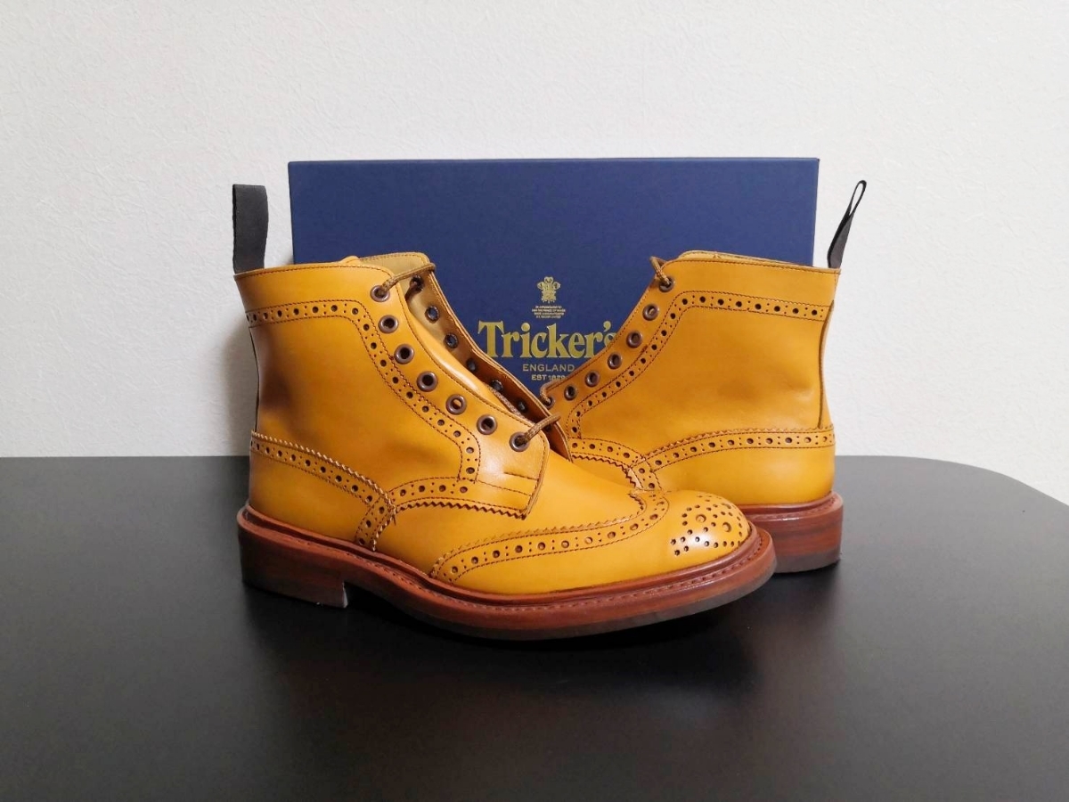 Stow Acorn Country Brogue Boots Tricker