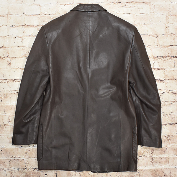 イタリア製 カルバンクライン 【calvin klein】 羊革 オールレザー