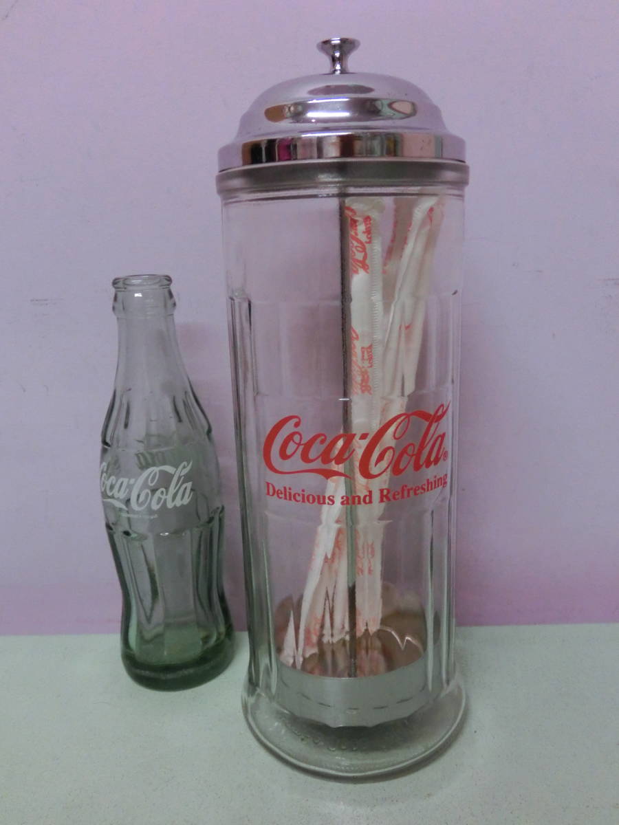 コカ・コーラ ストローディスペンサー 1992年 アメリカン雑貨 レトロ