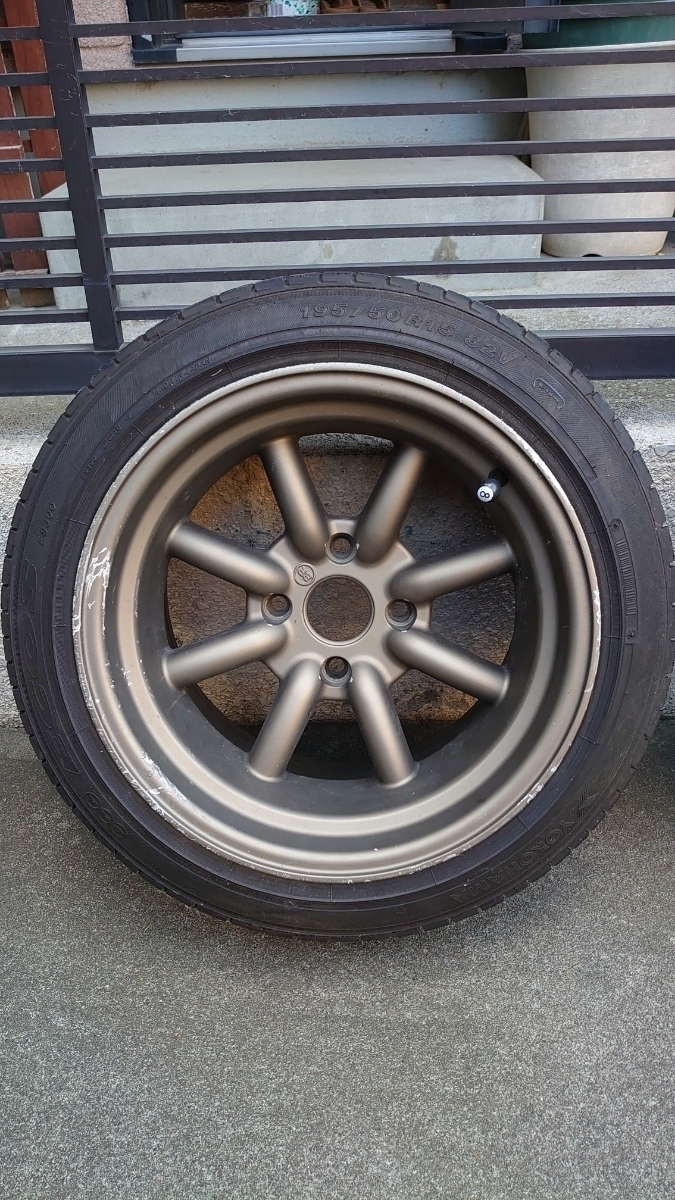 エイトスポーク ワタナベRタイプ ブラックレーシング 9J 10J PCD114.3