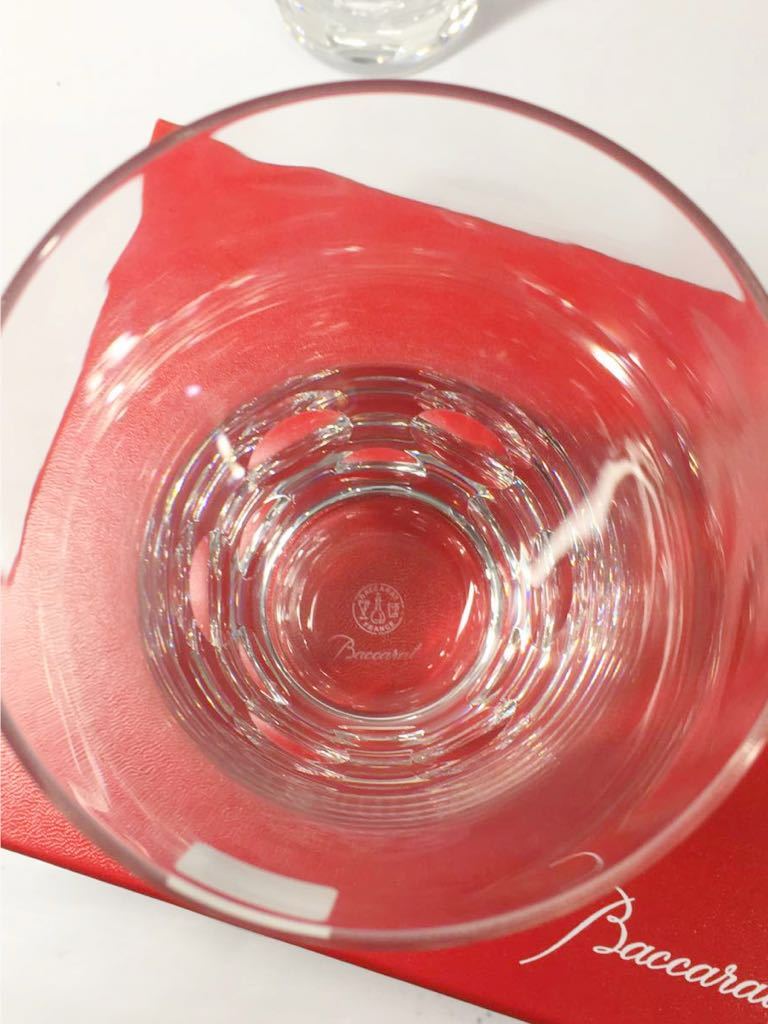 １円★ 新品 未使用 バカラ Baccarat ペアグラス 箱付 タンブラー ロックグラス 2個セット ハイボールグラス 