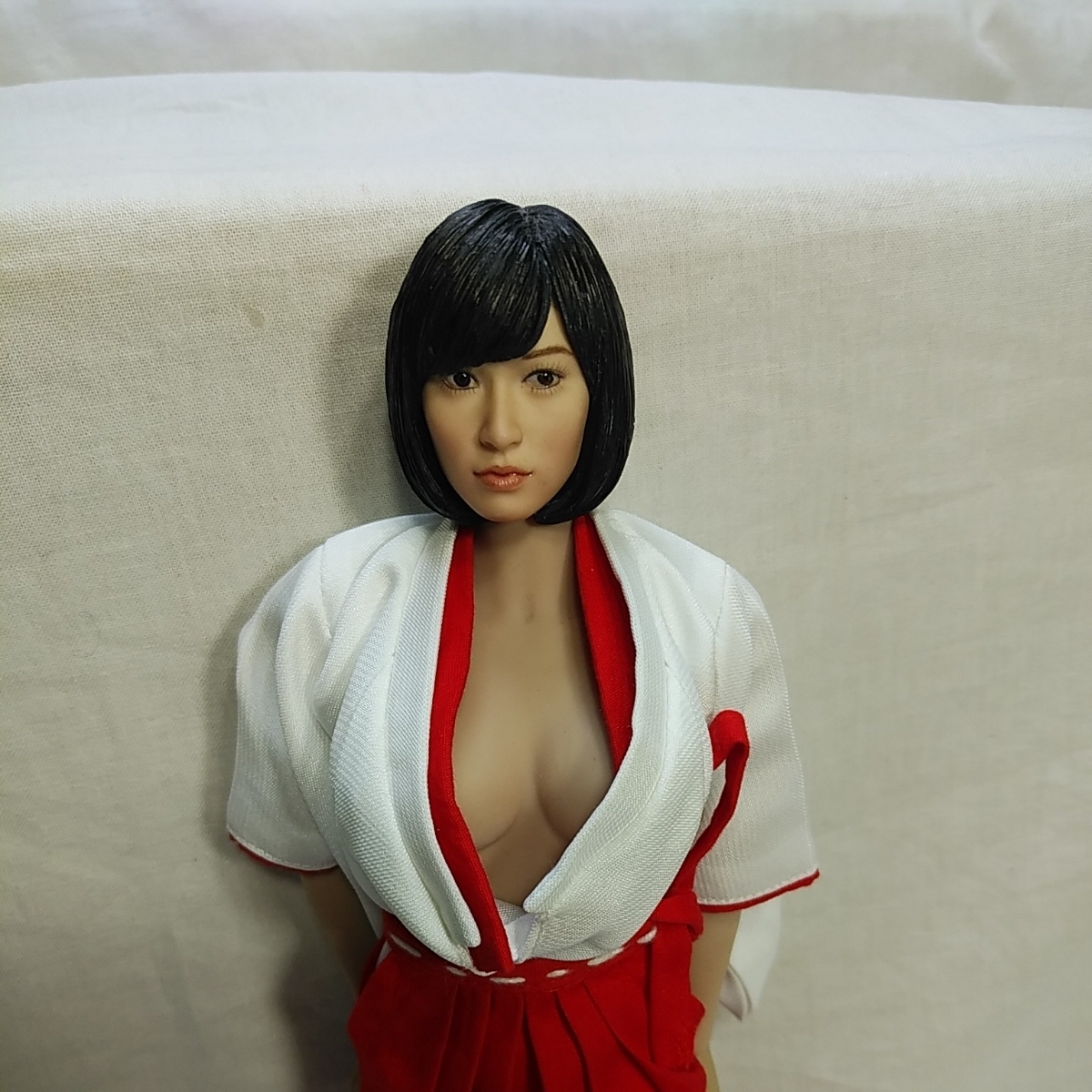 中古★1/6sizeファイセンTBリーグ製シームレスアクションフィギュア素体と高橋しょう子か前田敦子似ヘッドSET★クールガールカスタムドール