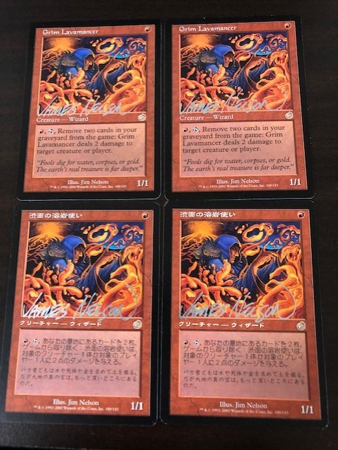 MTG マジック・ザ・ギャザリング 渋面の溶岩使い/Grim Lavamancer 4枚