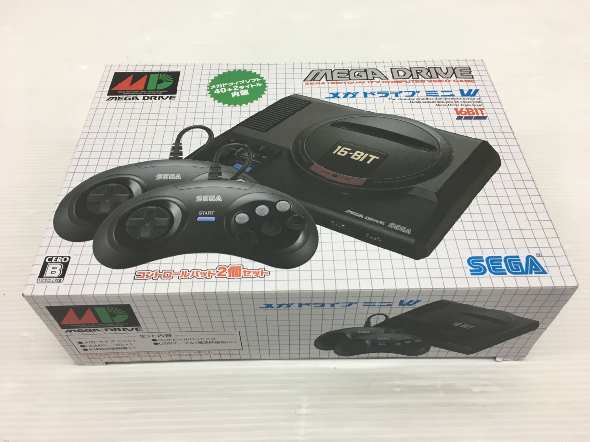 MEGA DRIVE mini メガドライブミニW テレビゲーム 16bit コンパクト 42 