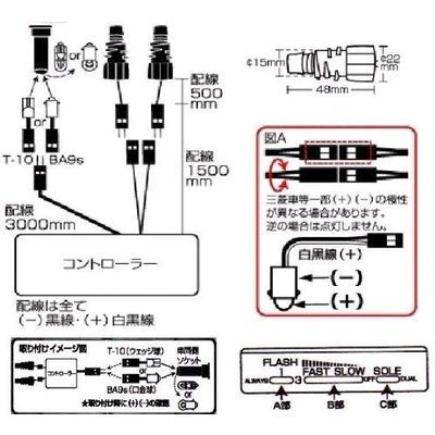 ☆ＬＥＤマルチストロボ　バルブ交換タイプ ◆送料980円