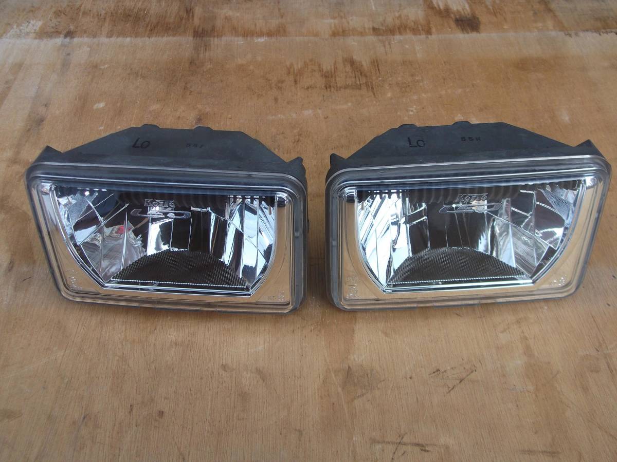 小糸 KOITO LED ヘッドライト 角目 4灯 ロービーム 24V用 中古品 路線