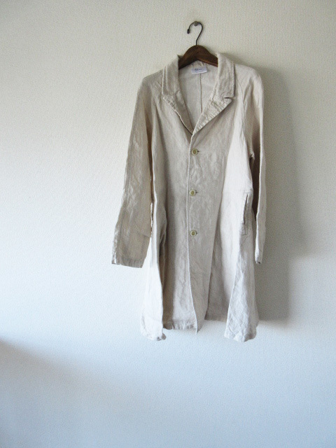 Yarmo ヤーモ リネンワークコート レディース スプリングコート ジャケット アウター スプリングコート 売買されたオークション情報 Yahooの商品情報をアーカイブ公開 オークファン Aucfan Com