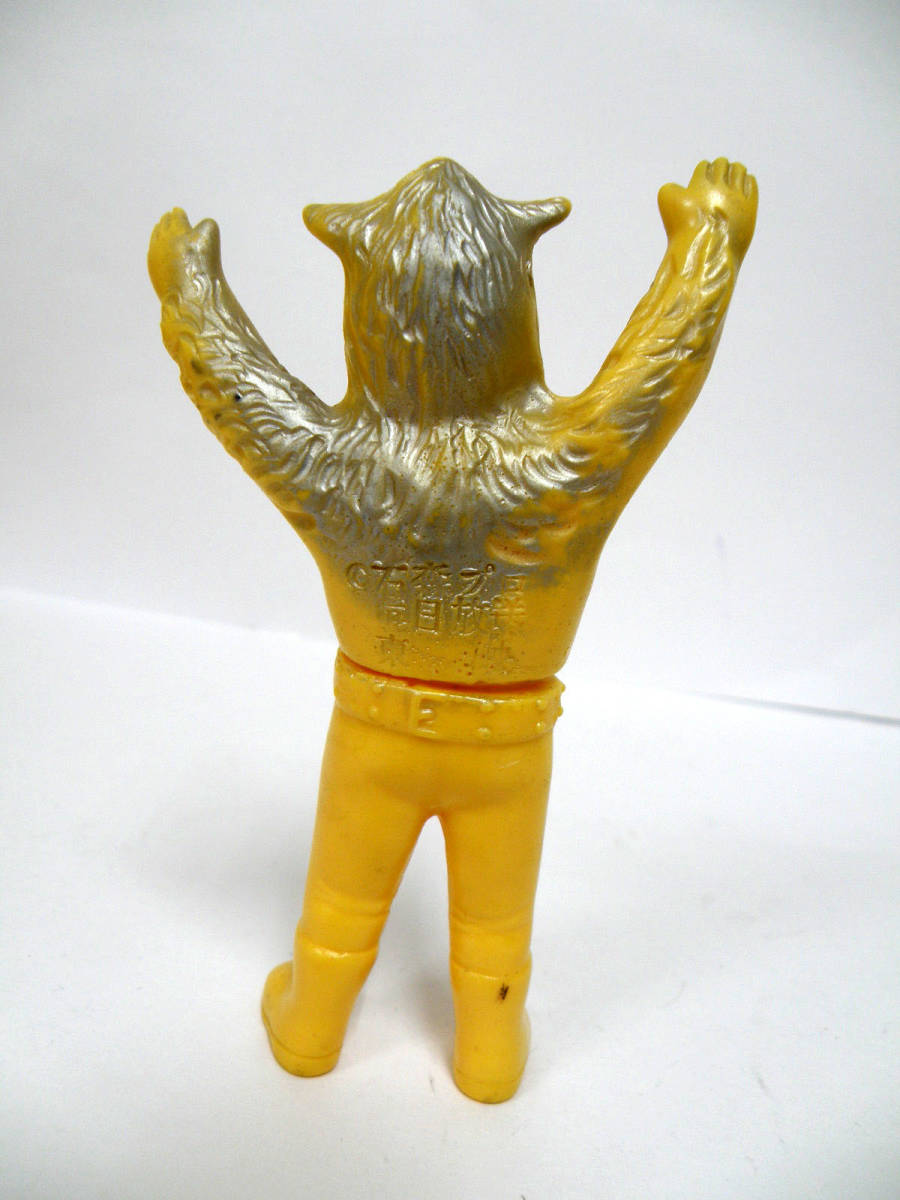 当時物 旧バンダイ オオカミ男 ソフビ 当時もの 仮面ライダー 怪人 狼