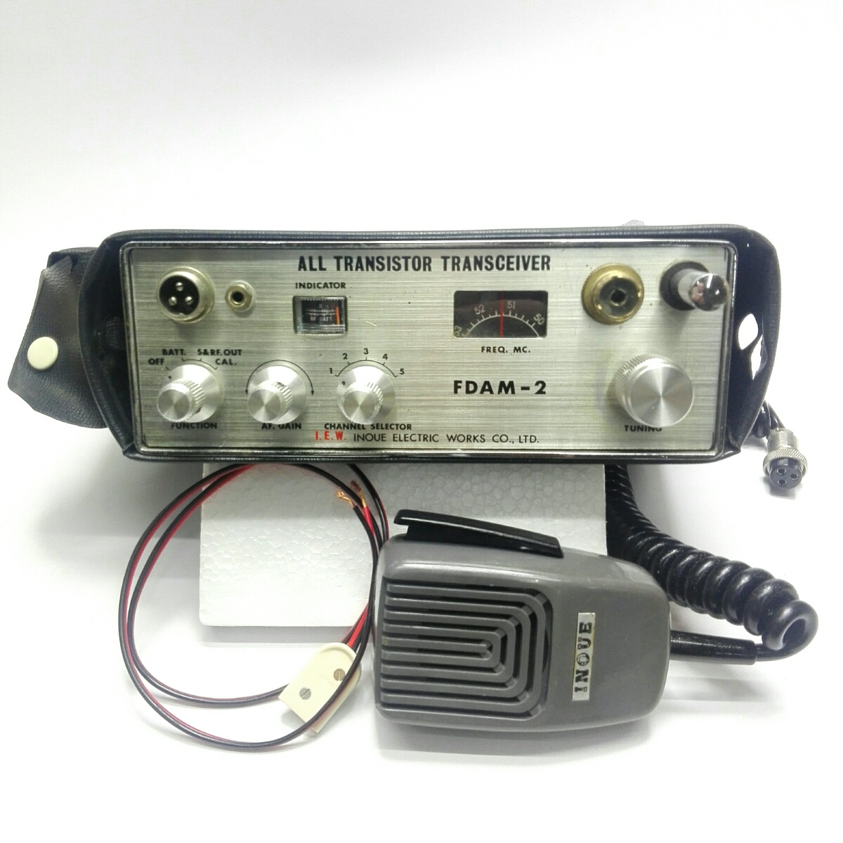 （58） 【超珍品】井上電気製作所〈IEW〉 FDAM-2 50MC A3 ポータブルトランシーバー　