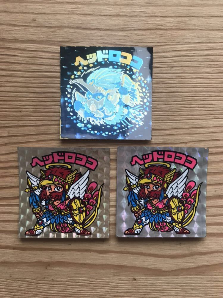 SALE，お買い得 旧ビックリマンシール チョコ版9弾ヘッド ヘッドロココ ホログラム 正扇 角プリ 3種類セット(ヘッド)｜売買されたオークション情報、yahooの商品情報をアーカイブ公開 - オークファン 旧ビックリマン