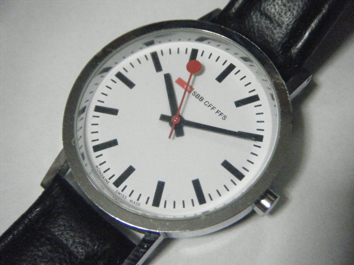 モンディーン MONDAINE SBB CFF FFS 腕時計 M7606.209 スイス鉄道