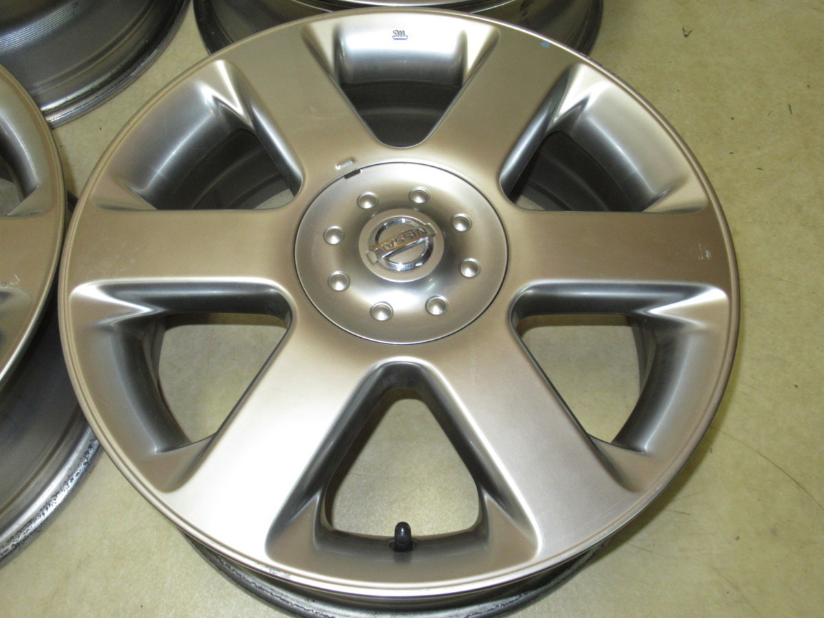 E 52エルグランドハイウェイスターの純正ホイール2本!! 1円スタート売切り！☆スタッドレス用などに！日産E52エルグランド