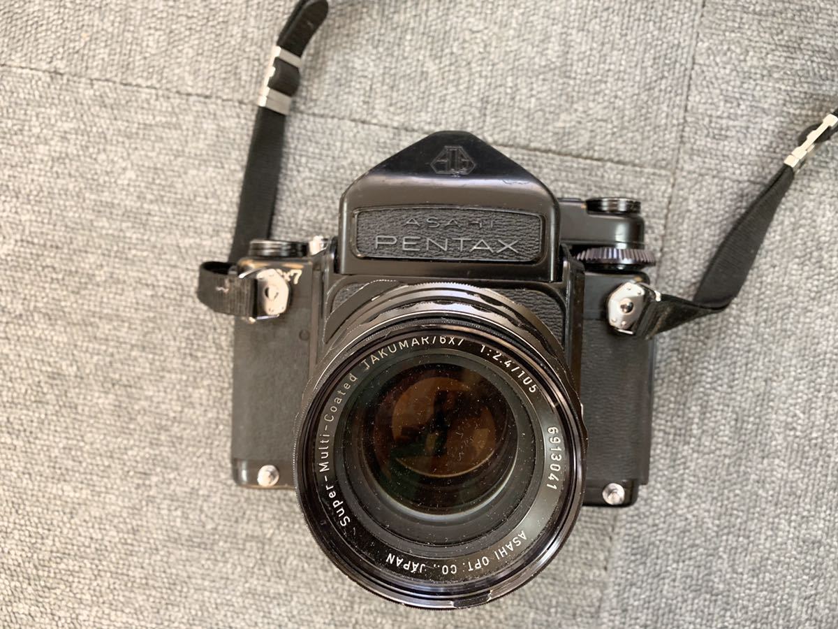 PENTAX 6×7 67 中判カメラ TAKUMAR 6×7 1:2.4/105 ペンタックス 一眼