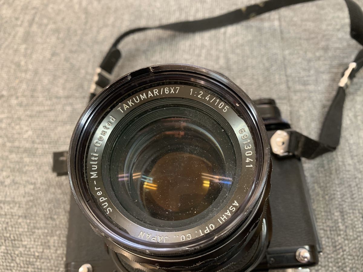 PENTAX 6×7 67 中判カメラ TAKUMAR 6×7 1:2.4/105 ペンタックス 一眼
