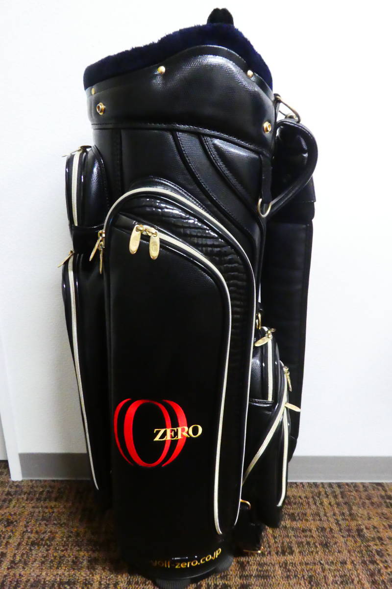 ★希少★ＣＲＡＺＹ★キャディバッグ★ 希少！ CRAZY キャディバッグ スカル 9型 ゴルフバッグ スタッズ 良い