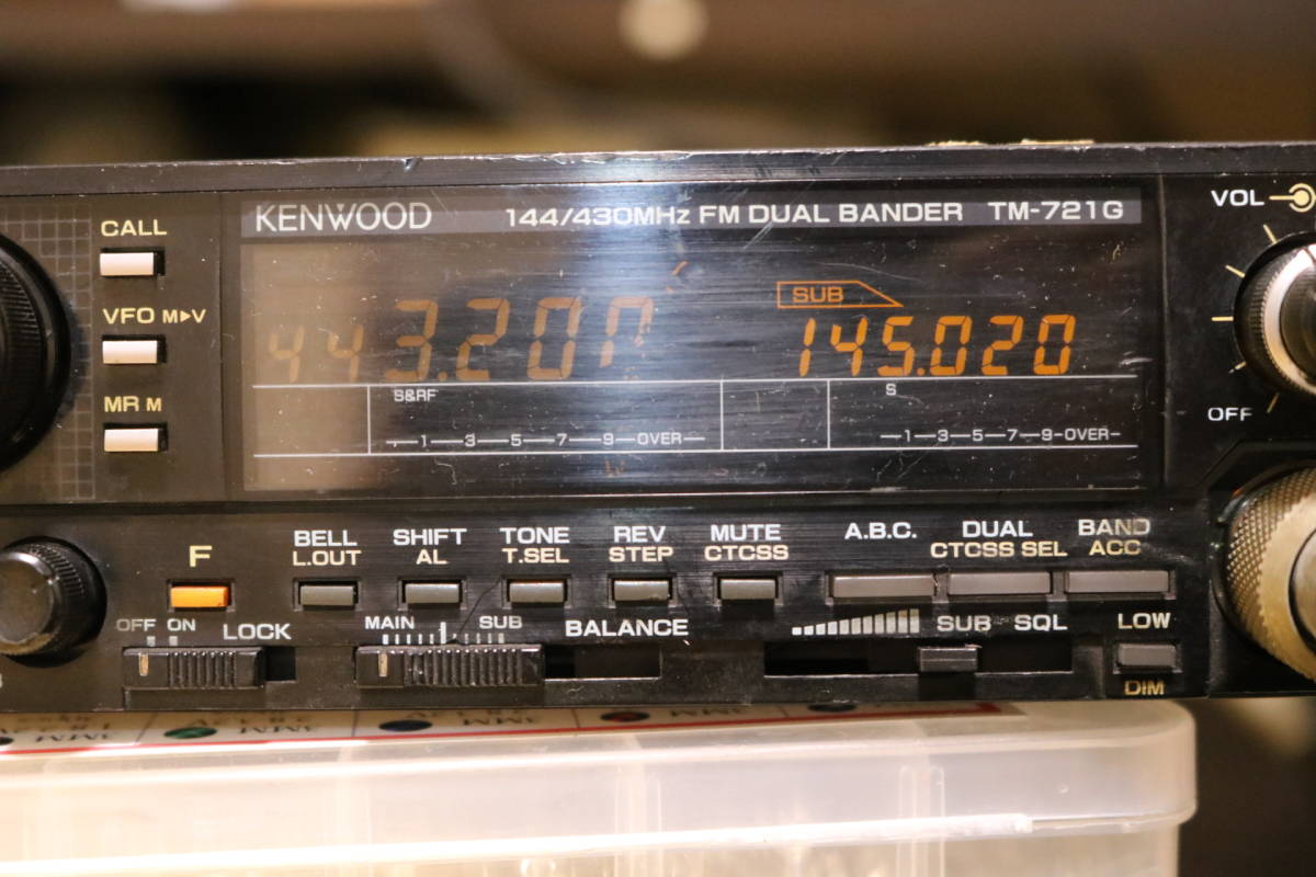 1円〜 KENWOOD TM-721S ケンウッド 無線機 現状品 ジャンク出品 【公式