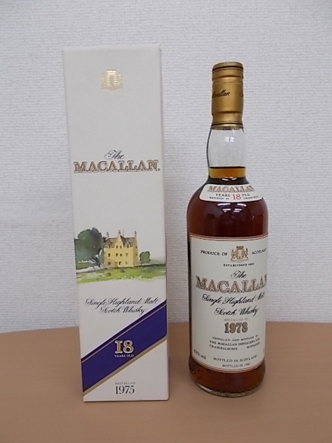 お買い得，大人気 未開栓 The MACALLAN マッカラン 18年 1975 750ml 43% 箱有 ウイスキー(スコッチ)｜売買されたオークション情報、yahooの商品情報をアーカイブ公開 - オークファン スコッチ