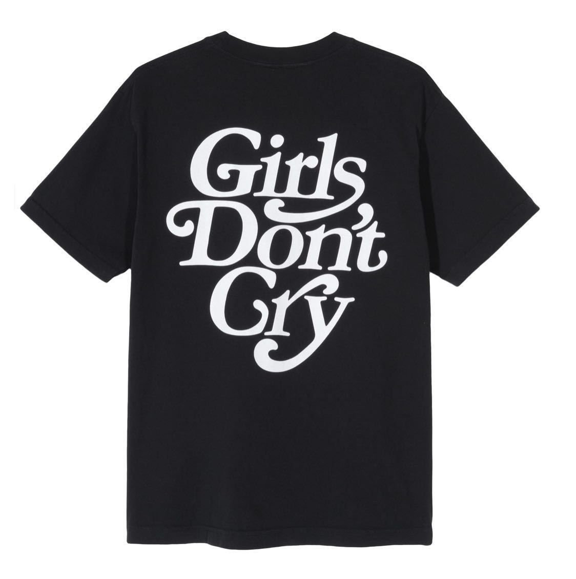新品未使用 SIZE L Girls Don't Cry GDC LOGO T-SHIRT BLACK 黒 ブラック tee 半袖 ロゴ Tシャツ ガールズドントクライ ガルドン VERDY
