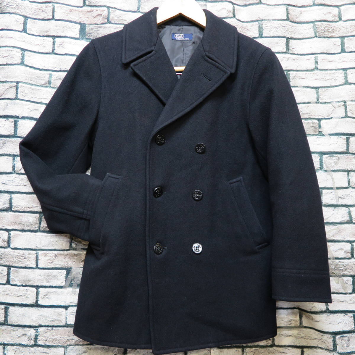 クリーニング済み 国内正規品 美品 ポロラルフローレン ピーコート P