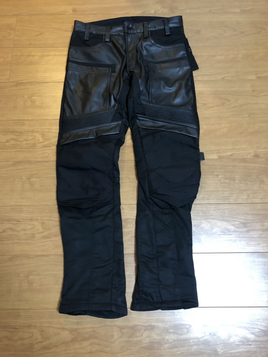 【新品2本セット】ワークマンLサイズCORDURA EUROライディングパンツ ワークマン ライディングパンツ Lサイズ バイク メッシュ⁄レザー 2本