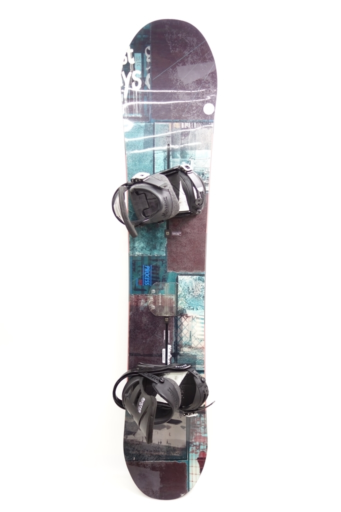 中古 14/15 BURTON PROCESS OFF-AXIS 152cm MISSION ビンディング付き