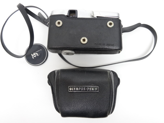 405☆OLYMPUS-PEN F 一眼レフ カメラ レトロ ジャンク品 動作未確認